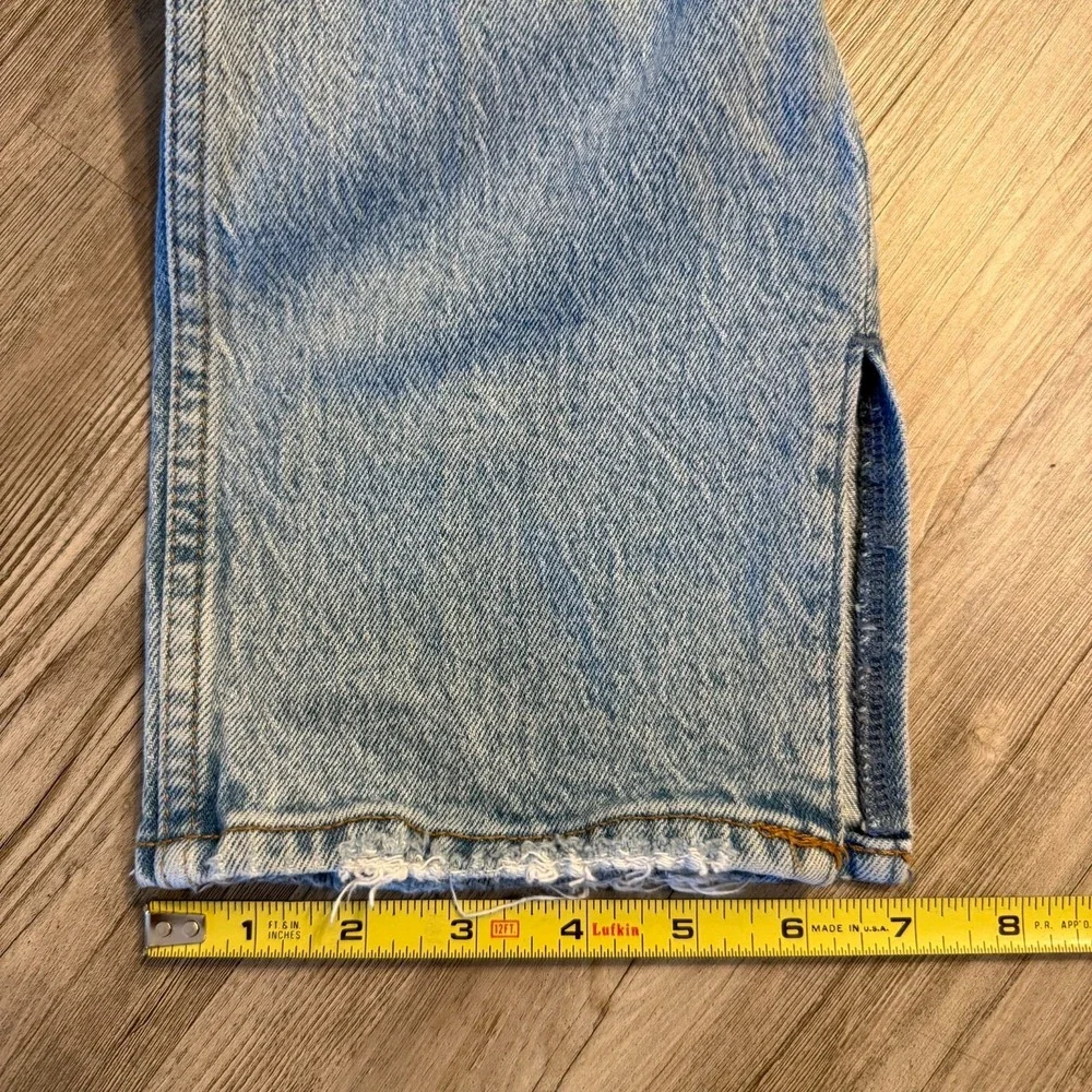 Abercrombie & Fitch Womens 26/2S 90s Straight Ultra High Curve‎ Love Slit Hem